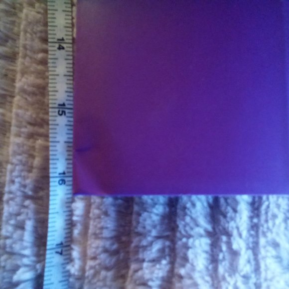 Purple and White Kate spade paper shopping bag 12 in H by 16 in Length - Picture 2 of 7